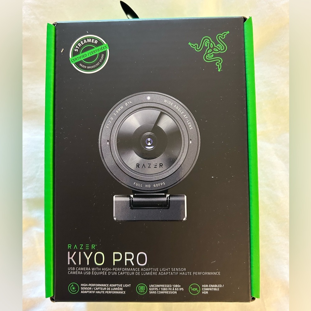 Razer Kiyo Pro USB Camera for content creation